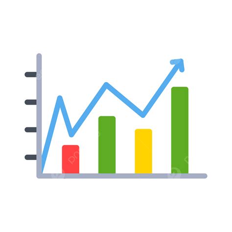 Line Chart Flat Icon Vector, Analytics, Chart, Graph PNG and Vector with Transparent Background ...