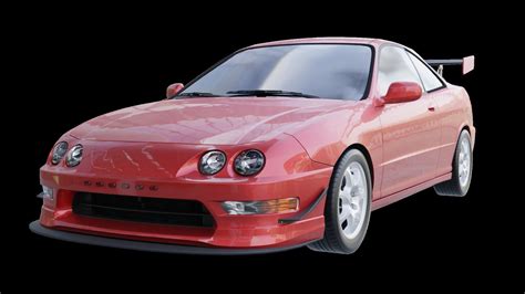 3D asset Acura Integra Type R Racing Style | CGTrader