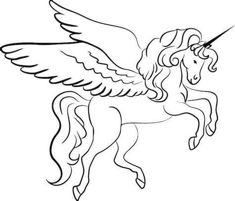 Free Coloring Pages Unicorn With Wings - Kathleen Brown's Toddler Worksheets