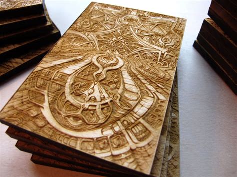 Laser Creative - Laser cut and engraved wood art print by Laura Isis Borealis