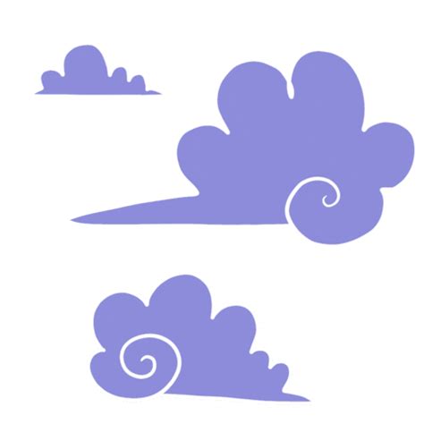 Sky Clouds Sticker by Lya Mgtt for iOS & Android | GIPHY