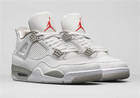 Air Jordan 4 White Oreo Tech Grey CT8527-100 Release Date - SBD