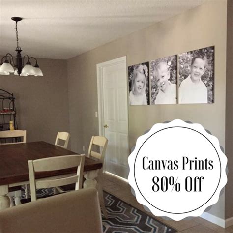 80% Off Canvas Prints + Free Shipping