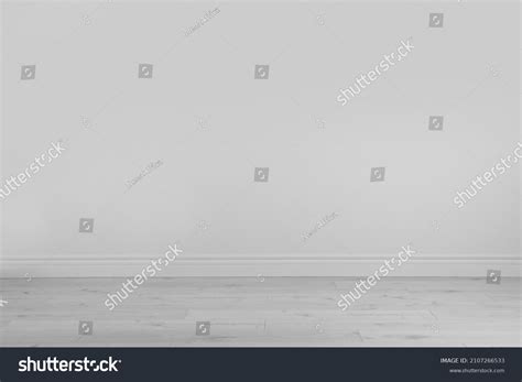 Empty White Wall Wooden Floor Room Stock Photo 2107266533 | Shutterstock