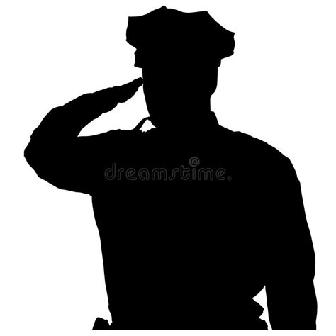 Military Salute Silhouette Stock Illustrations – 814 Military Salute Silhouette Stock ...