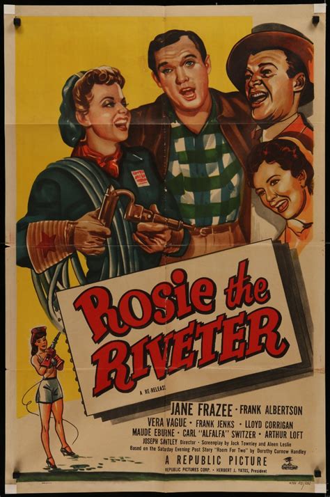 Rosie The Riveter Original One Sheet Movie Poster- 1951: (1951) Photograph | DTA Collectibles