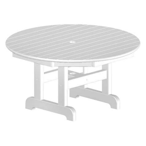 POLYWOOD® Recycled Plastic Round Outdoor Coffee Table - Walmart.com ...