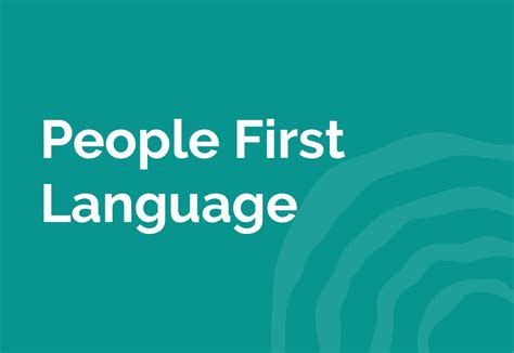 Using People First Language – Words-Matter | The Senior Source