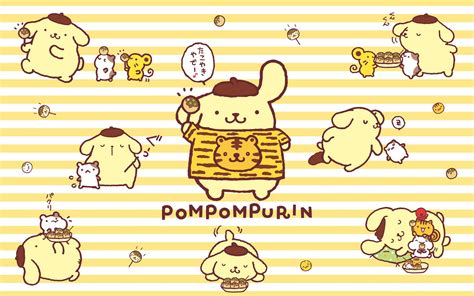 Pompompurin Desktop Wallpaper Discover more Character, Cute, Japanese, Pompompurin, Sanrio ...