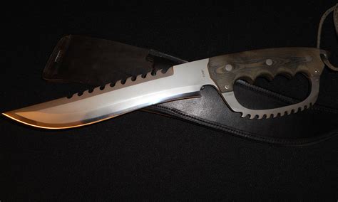 Harold CORBY Custom KNUCKLE Fighting Knife -20 -D-Guard/Skull Crusher ...