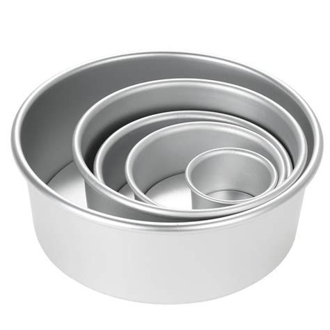 Aluminum loose bottom round baking pans asst · Bakeware Boutique