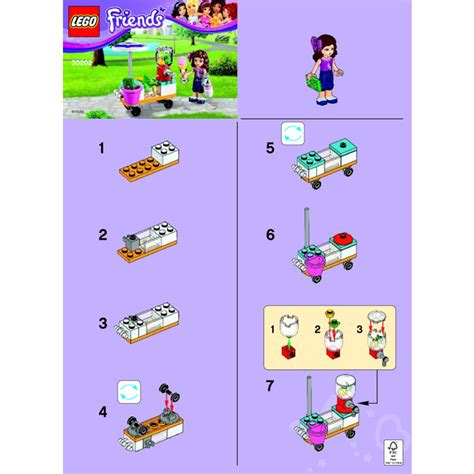 LEGO Smoothie Stand Set 30202 Instructions | Brick Owl - LEGO Marketplace