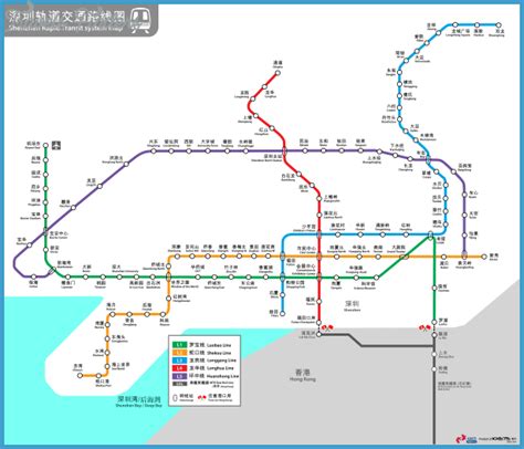 MTR MAP SHENZHEN CHINA - TravelsFinders.Com