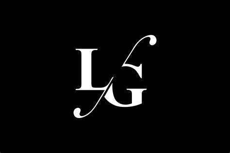 LG Monogram Logo design By Vectorseller | TheHungryJPEG.com