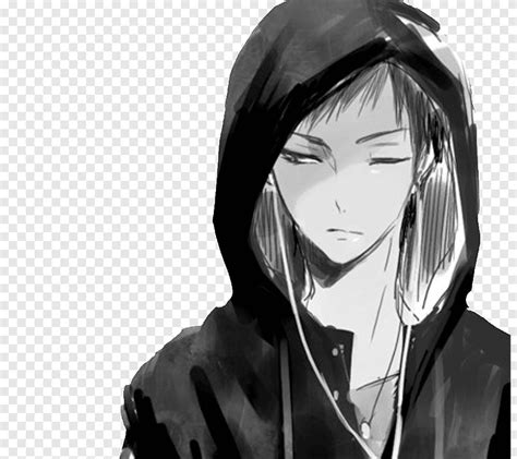 How To Draw Anime Boy With Hoodie Step By Step : Anime & manga drawing ...