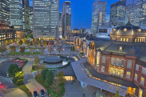 Nov 29 2023 a Tokyo Station Night View Skyscraper, Japan Editorial Photography - Image of ...