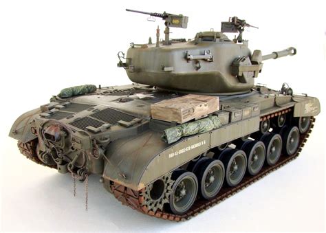 Toys & Hobbies Radio Control & Control Line Metal M26 PERSHING Tank ...