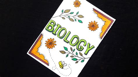 Priya creations - Basic biology/How to draw science biology border design for project work ...