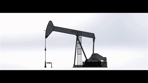 Pumpjack animation - SolidWorks - YouTube