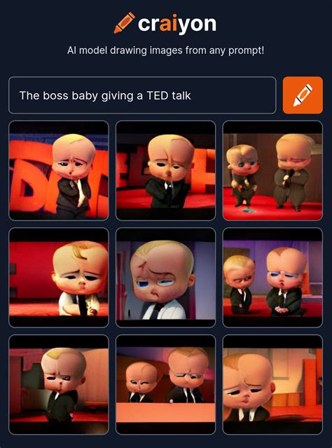 The boss baby giving a TED talk : r/weirddalle