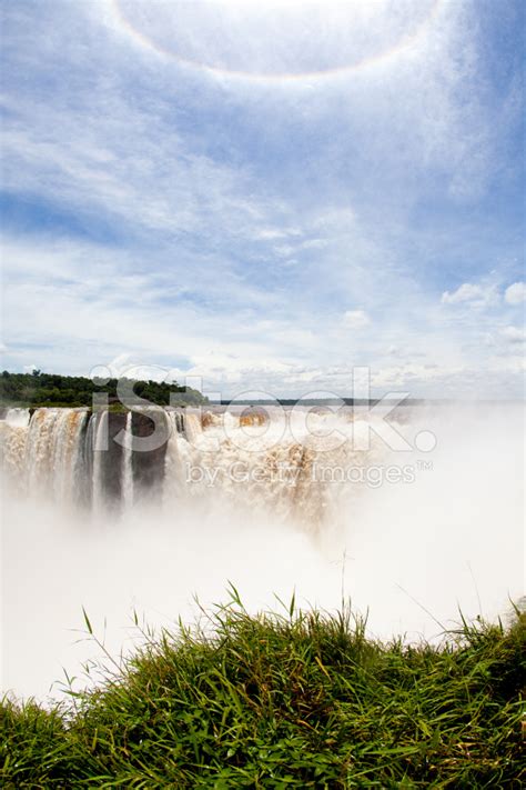 Rainbow Over The Waterfall Stock Photo | Royalty-Free | FreeImages