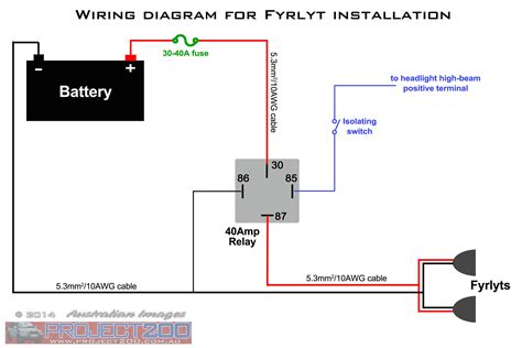 Fog Light Wiring Schematic