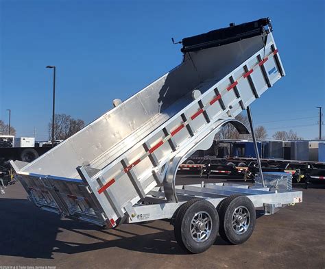 Dump (Heavy Duty) - 2020 Mission Trailers 14' Aluminum 14k Dump Trailer ...