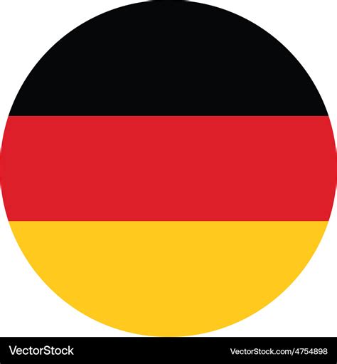 German flag Royalty Free Vector Image - VectorStock