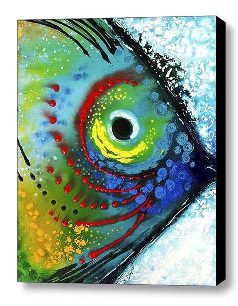 Tropical Fish Art Print From Painting Colorful Beach Home - Etsy