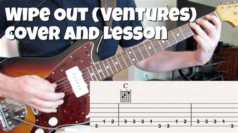 Wipe Out cover and lesson (Ventures live version) | Wipe out, Easy ...