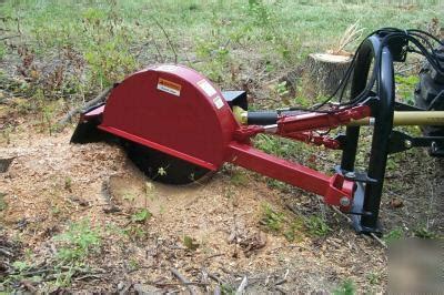 3-pt mounted, pto driven stump grinder, 36" cut'g wheel