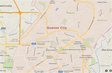 Map of Quezon City - World Easy Guides