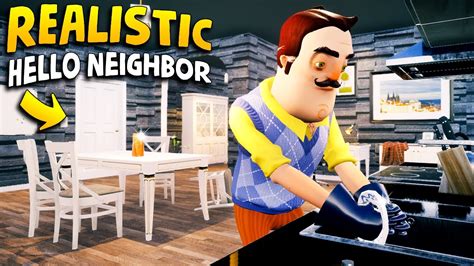 REALISTIC HELLO NEIGHBOR MOD!!! | Hello Neighbor Gameplay (Mods) - YouTube