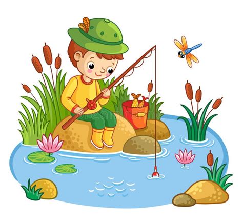 Clipart Fish Pond Cartoon - 15,562 pond clip art images on gograph. - Goimages County