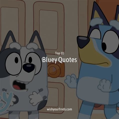 Top #10 Bluey Quotes - Wish Your Friends