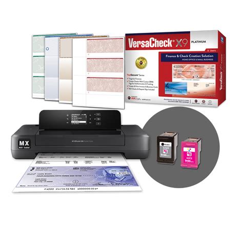 VersaCheck® HP Officejet 200 MXE Portable Wireless Color Check Printer