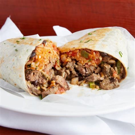 Steak and Rice Burrito (Carne Asada) - Healthy School Recipes