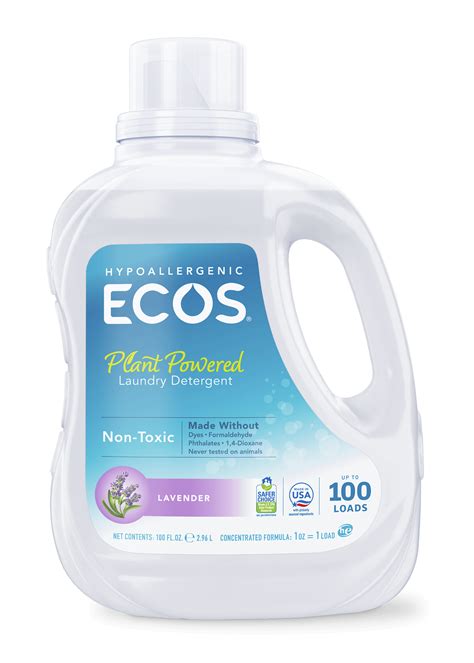 All Natural Hypoallergenic Lavender Laundry Detergent - ECOS®