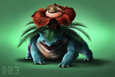 Venusaur Realistic Fan Art (OC) : pokemon