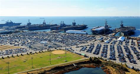 The World's Largest Naval Station Is Packed Tight For Christmas - Business Insider