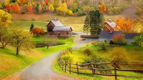 Beautiful Farm Scenery