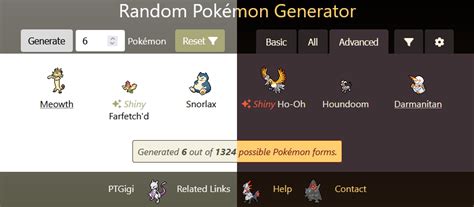 Random pokemon generator - bossmilo