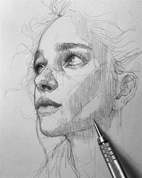 26 Pencil Sketches of Faces | Pencil sketches of faces, Portraiture ...