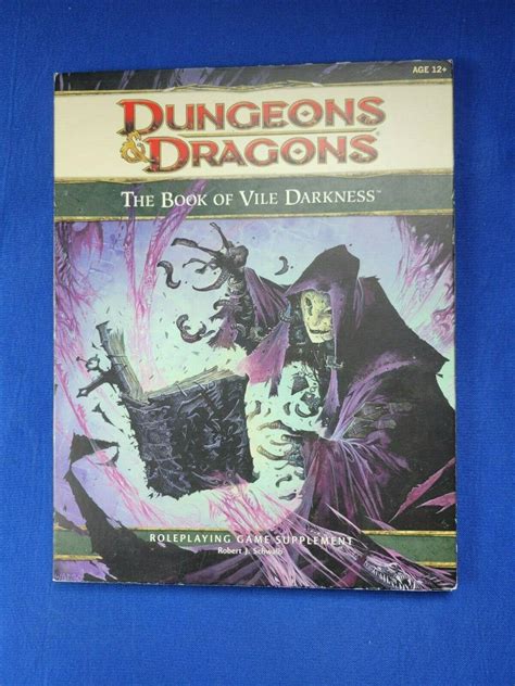 The Book of Vile Darkness with Map - Dungeons and Dragons 4th Edition ...