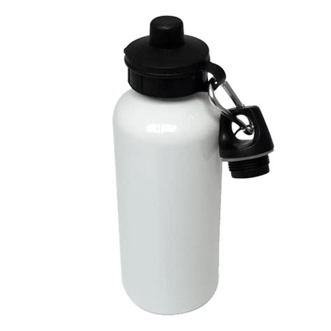 Aluminium Water Bottle 500ml White - Sublimation Blanks