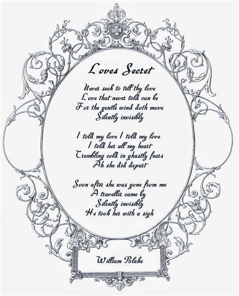 Love's Secret and A Red, Red Rose - Two Free Vintage Printable Poems for Valentine's Day - Glamumous