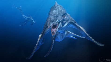 ArtStation - Deep Sea Creature - Render B, Ben Erdt | Deep Monsters в 2019 г. | Мифические ...