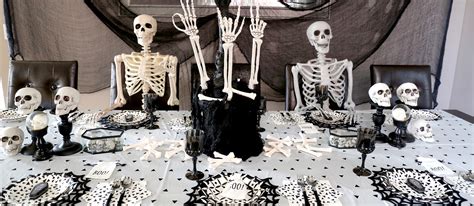 Black and White Halloween Skeleton Party | Fun365