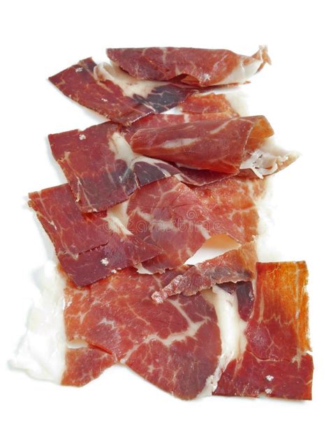 Ham iberian stock photo. Image of prosciutto, sliced - 27708194