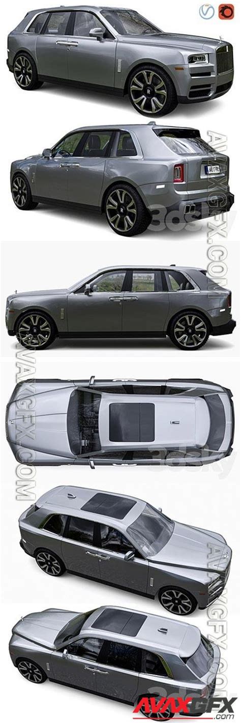 Rolls royce cullinan 3D Models » AVAXGFX